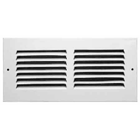 GREYSTONE Greystone ABRGWH306 30 x 6 in. Return Grille with 0.5 in. Fin Louvered - White ABRGWH306